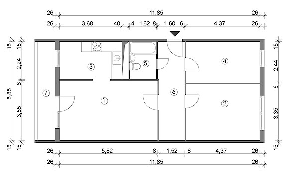 WHG3834 Grundriss