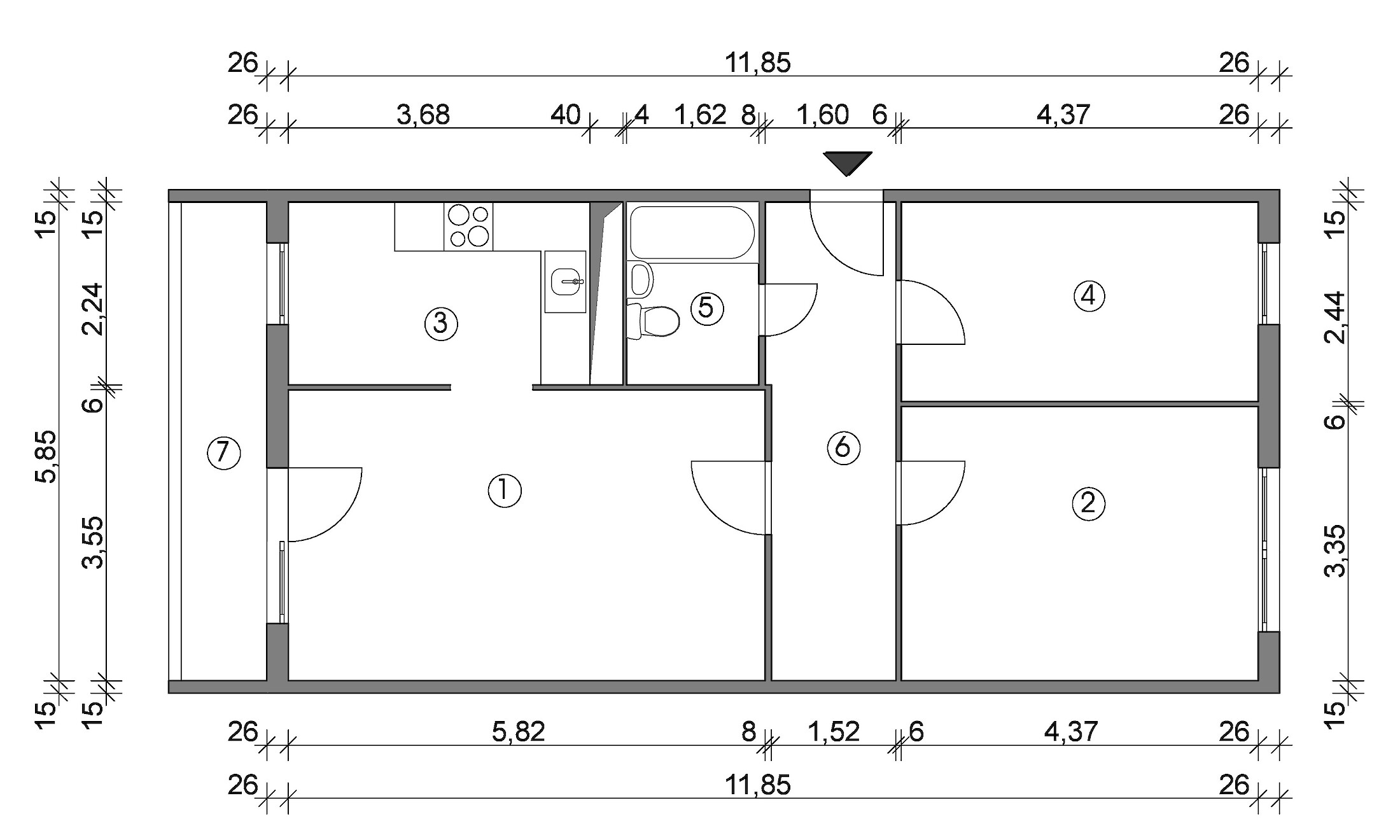 WHG3834 Grundriss
