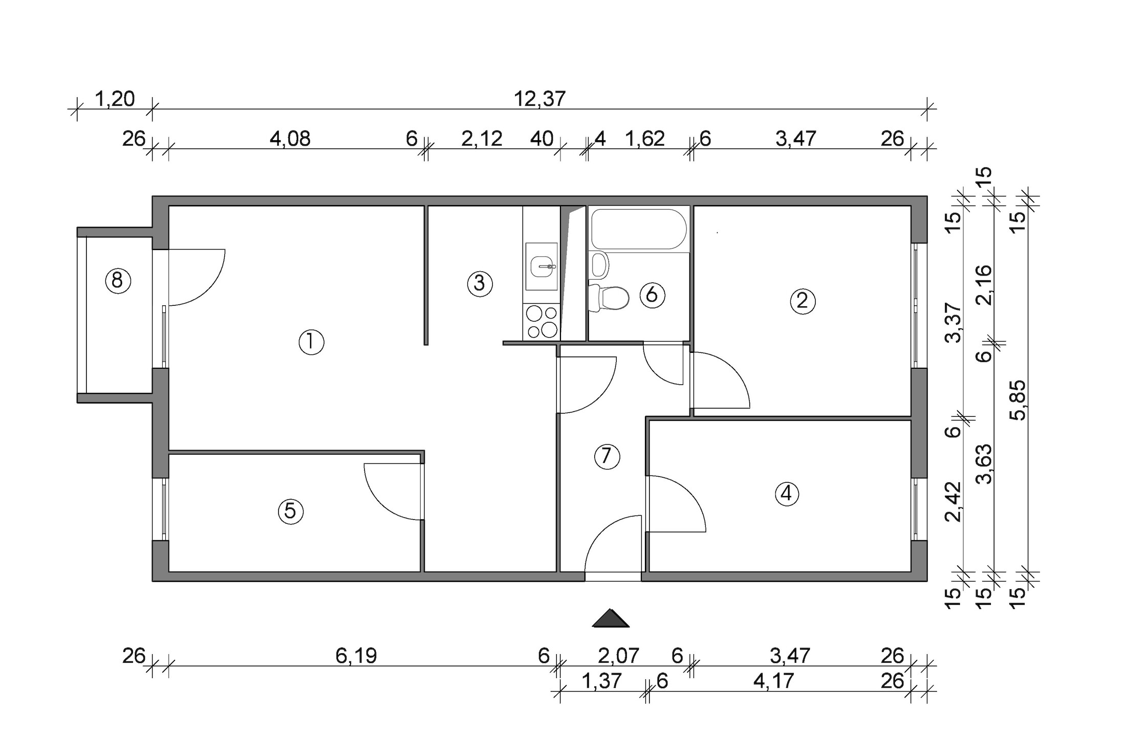 WHG3425 Grundriss